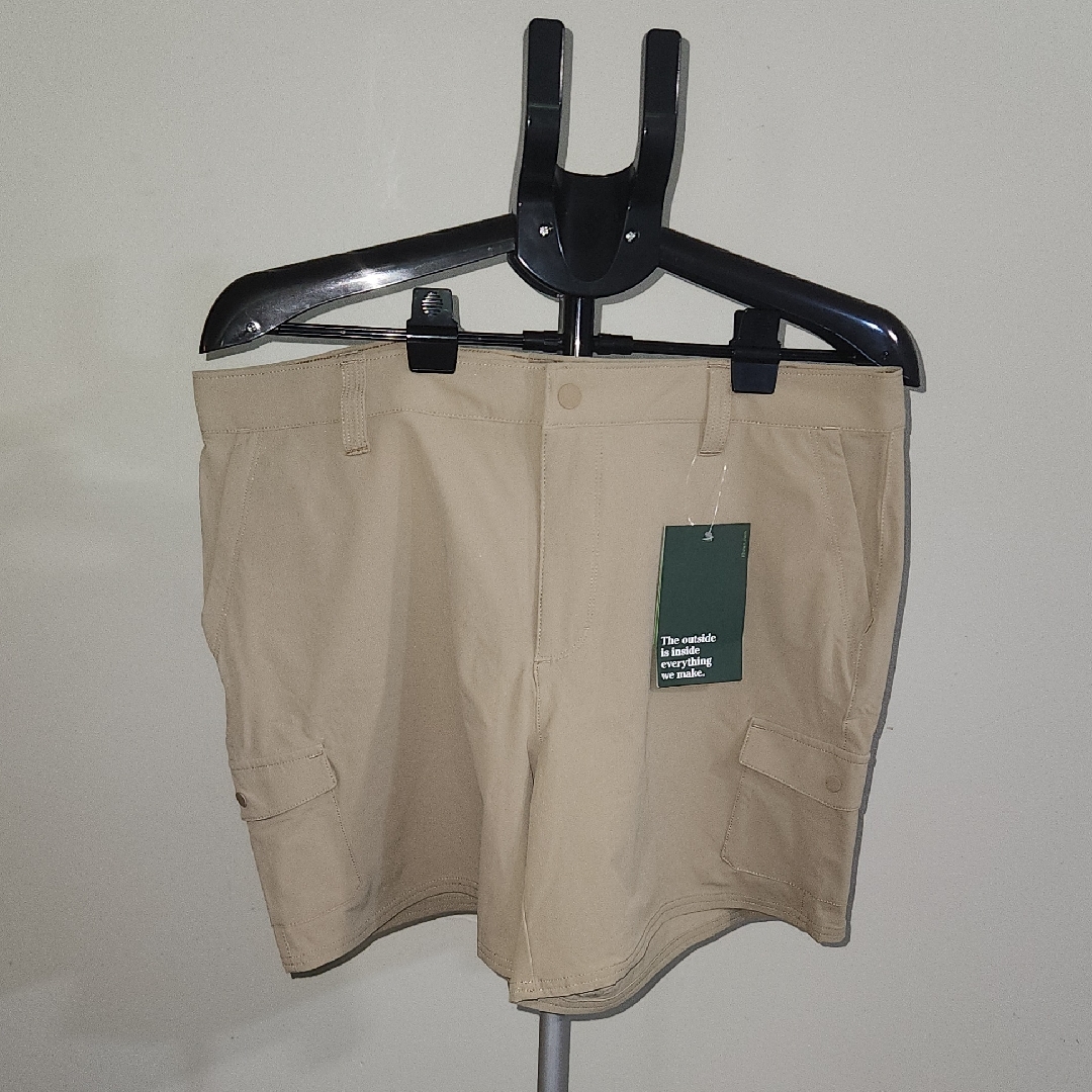 Nwt Ll Bean Womens Stretch Explorer Coadtal Dune Cargo Shorts Size 16
